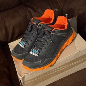 Athletic Works Black and Orange Men's Shoes